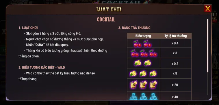 Khám Phá Thế Giới Đa Sắc Màu Của Slot Game Cocktail Tại BomWin Đẳng Cấp