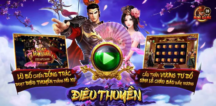 Slot Game Điêu Thuyền Tại BomWin Trò Chơi Nổ Hũ Đỉnh Cao Săn Thưởng Lớn