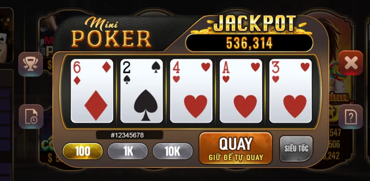 Siêu Phẩm Slot Game Mini Poker Tại BomWin Đỉnh Cao Đổi Thưởng Lớn