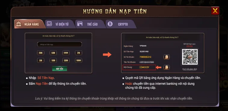 Hướng Dẫn Cách Nạp Tiền BomWin Nhanh Chóng An Toàn Mới Nhất 2026