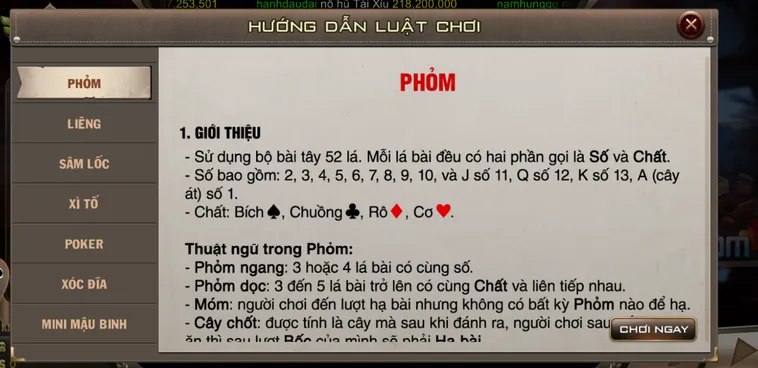 Phỏm Tại BomWin Trò Chơi Đánh Bài Dân Gian Hiện Đại Đỉnh Cao