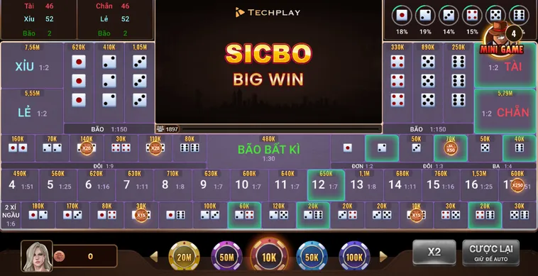 Sicbo BigWin Tại BomWin Sân Chơi Xúc Xắc Đẳng Cấp Với Tỷ Lệ Thắng Khủng