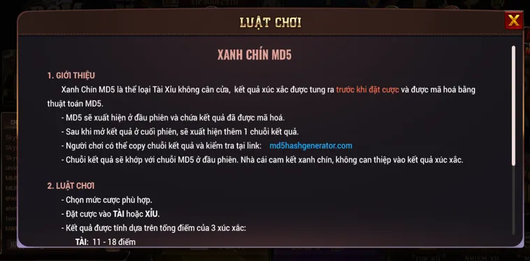 Khám Phá Tài Xỉu MD5 Tại BomWin Cơ Hội Kiếm Tiền Tỷ Nhanh Chóng