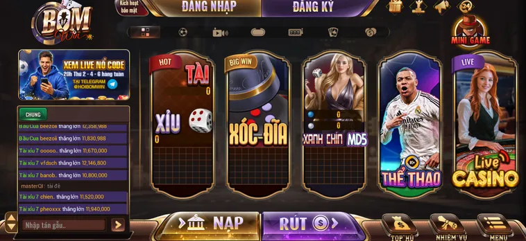 BomWin - Cổng Game Bom Win Đẳng Cấp Top1 Việt Nam